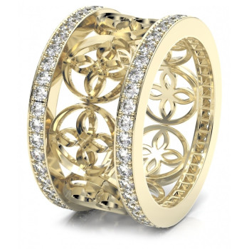 Bague Eloïse or jaune diamants